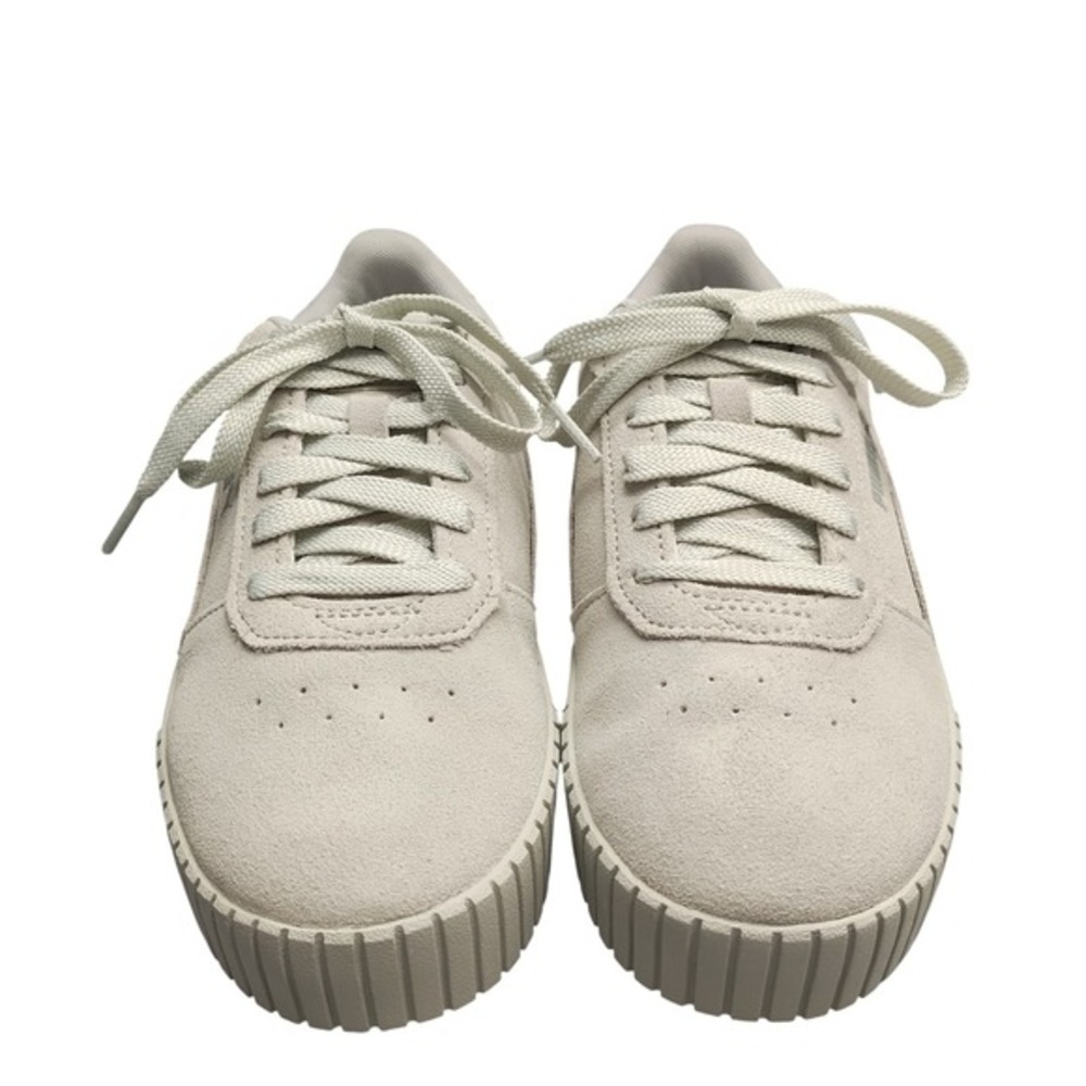Puma Carina 2.0 SD Platform Sneakers Womens US 7 Gray Comfort Lace Up 394942-08